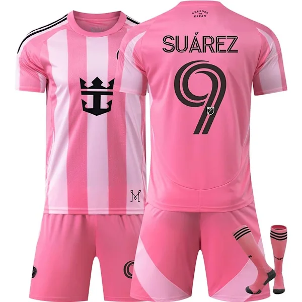 Jud- 2526 Miami Tröjor Major League Fotboll Tröjor Hem Barn Rosa