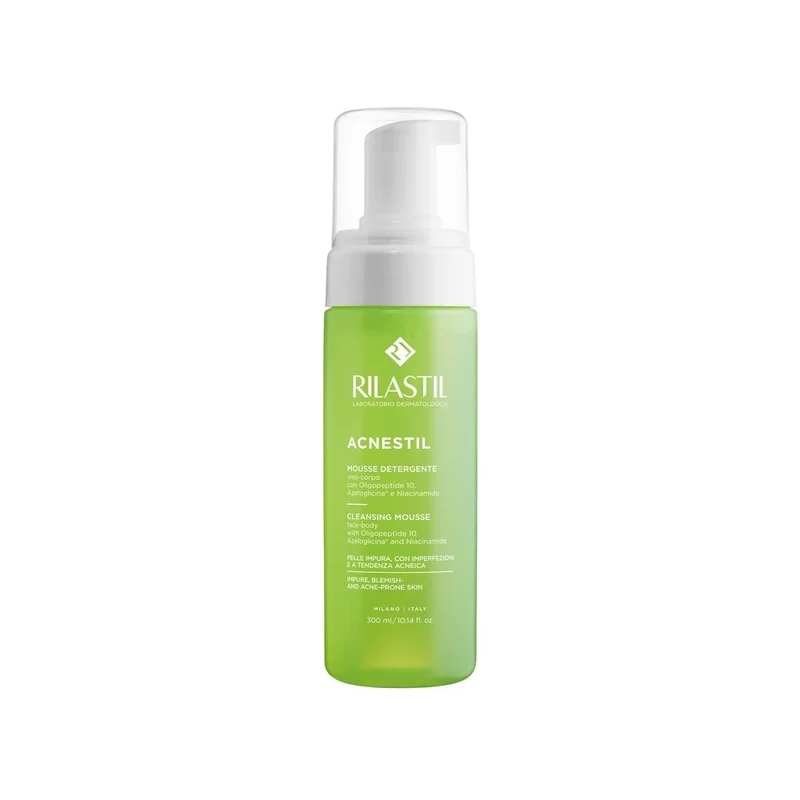 Rilastil Acnestil Mousse Detergente 300ml - Mousse detergente viso