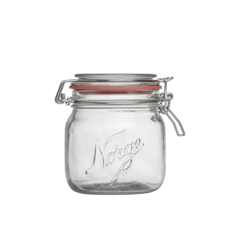 Norgesglasset - Glass med hengslet lokk 0,4l