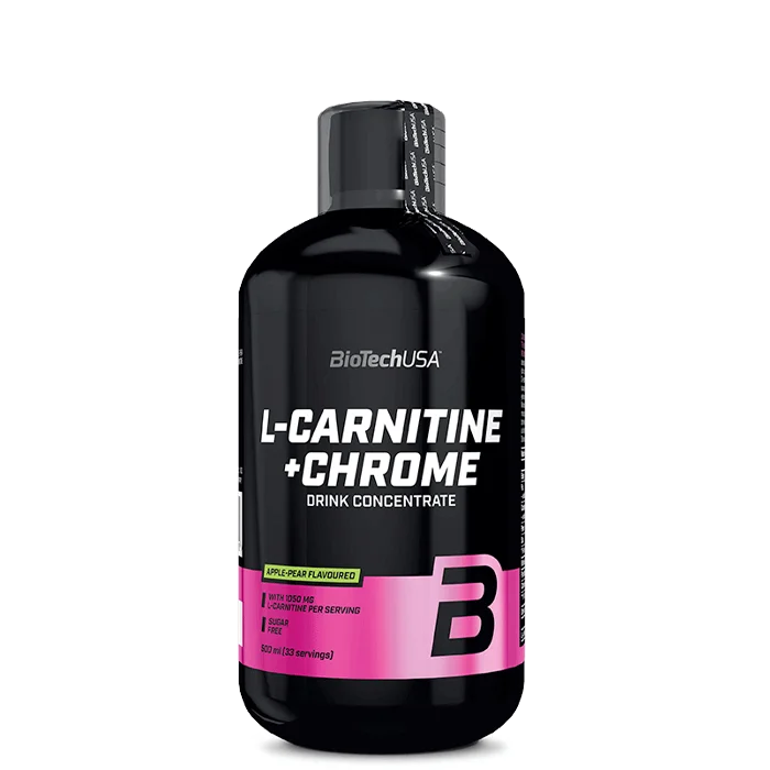 Biotech USA L-Carnitin + Krom 500 ml