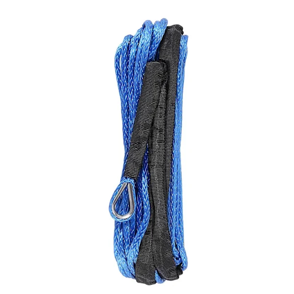7700Lbs Elektrisk vinsj tau Nylon tau Høy styrke fiber tau 6mmx15M Bil tilhenger tau Tilhenger Be