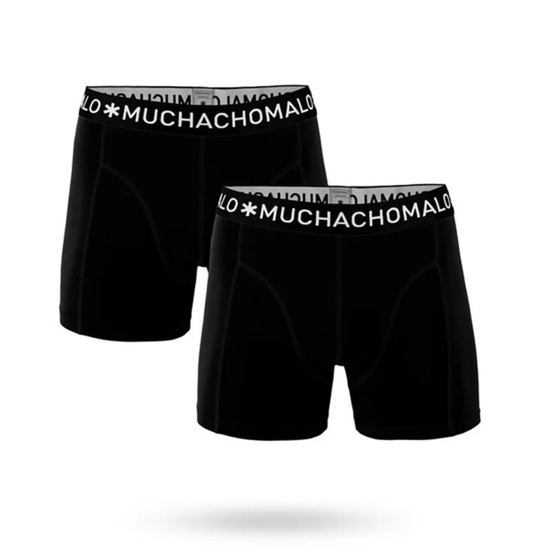 Musta - 2-pack boxerit - Vuxen.fi - Miesten vaatteet - Muchachomalo