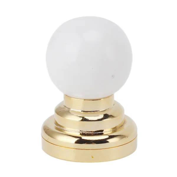 1:12 Dukkehus Miniatyr Taklampe Modell Rund LED Taklampe For Barn Mini Hus Dekor Tilbehør