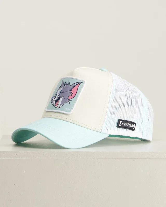Calza Pennello Tom & Jerry Trucker Grün Caps Jungen - Kids Brand Store
