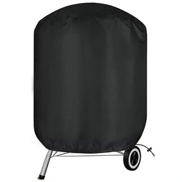 Weber Grilltrekk, Weber Utendørs Grilltrekk, Oxford Vanntett Weber Rundt Grilltrekk, Svart (Φ70x70cm),TH