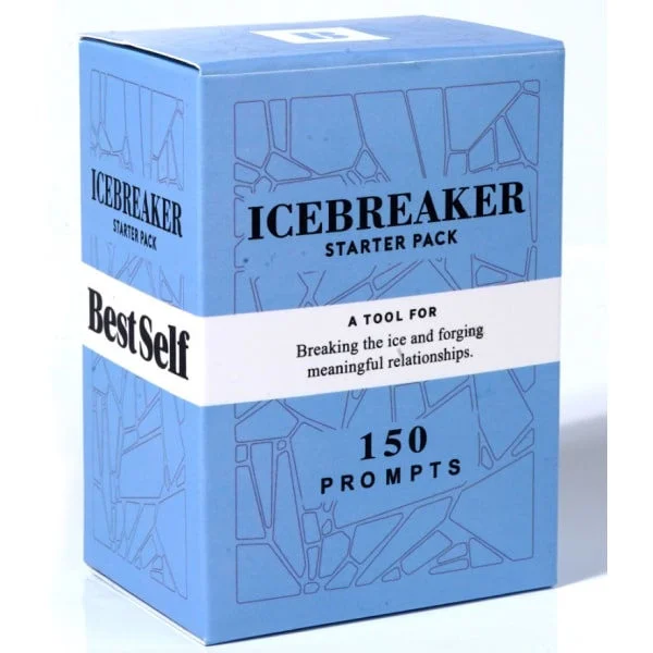 Icebreaker Deck - Engagerande Icebreaker-spel med Konversationsstartare, Högkvalitativa Visitkort