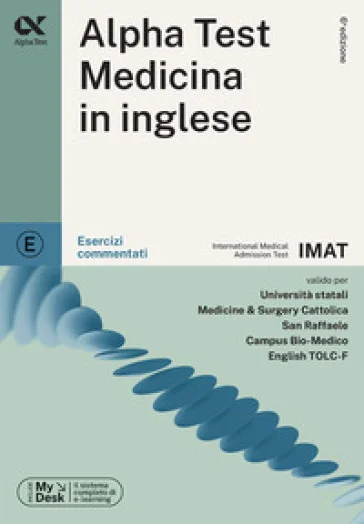 Alpha Test. Medicina in inglese IMAT. Esercizi commentati. Con simulatore online Stefano Bertocchi