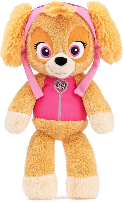 PLYSSCH GUND TAKE-A-LONG STELLA - Plyschpatrullen Stella - Overfladevaskbar - Paw Patrol Legetøj - Paw Patrol
