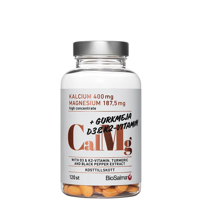 BioSalma Kalsium & Magnesium 120 tabletter