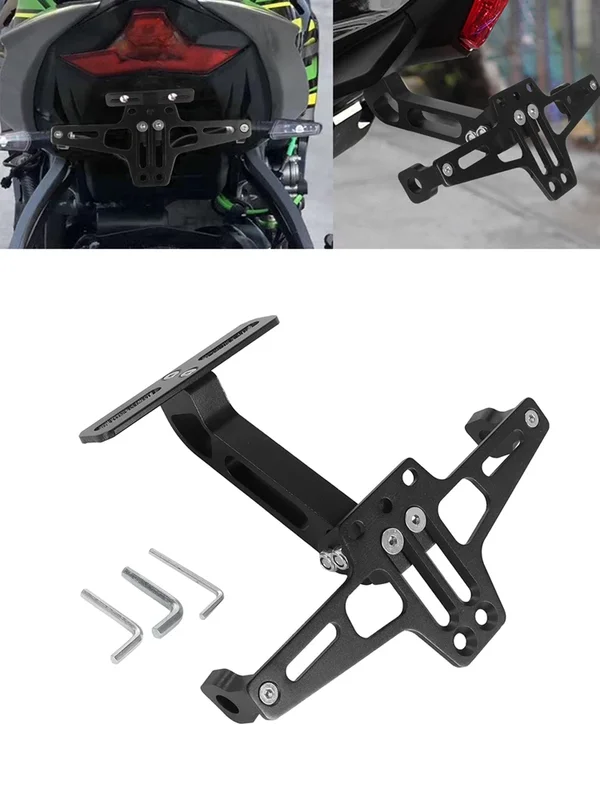 AliExpress - Motorrad Hinten Kennzeichen Halterung Aluminium Legierung Halterung Motorrad Universal Zubehör Motorrad Modifikation Teile