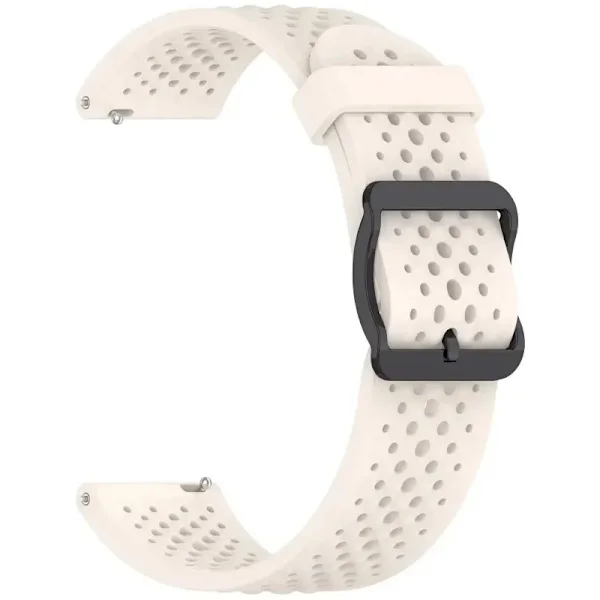22mm 20mm Silikonarmband kompatibelt med Garmin Forerunner 965 265 255 55 165 645 Andningsbart armband kompatibelt med Garmin Vivomove Trend/Venu 3 