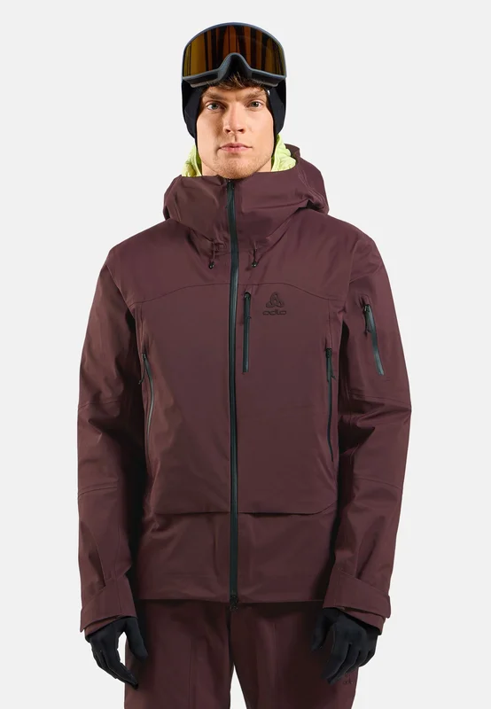 Odlo X-Alp 3L Skijacke für Herren, S, maron