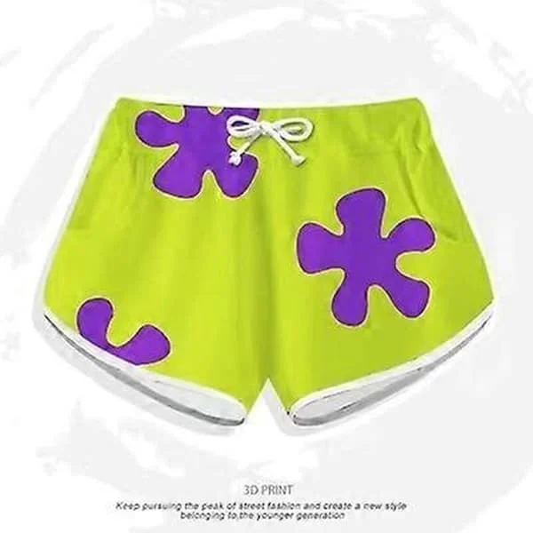 Mann Kvinne Par Shorts Stil Sommer Strandferie Bukser Sport Fritid Nattøy Vide Ben Knelange Korte Bukser