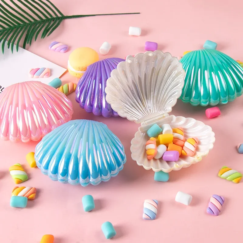 AliExpress - 5 stücke Shell Candy Boxen Kunststoff Candy Box Baby Dusche Snack Cookies Box Hochzeit Liefert Meerjungfrau Geburtstag Party Candy Box 
