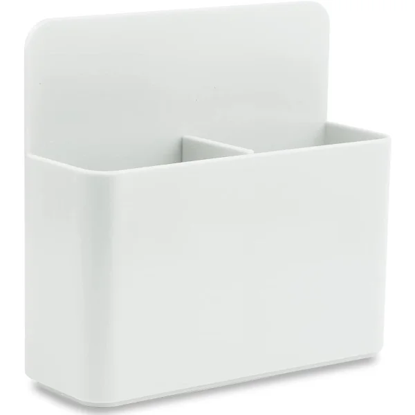 Magnetic Pen Holder for Whiteboard, Refrigerator, Cabinet, Office, Home, School, 1 pc, White