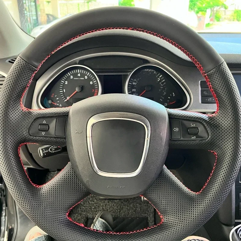 AliExpress - Housse tressée antidérapante en cuir artificiel pour volant de voiture, pour Audi A3 (8P) Sportback A4 (B8) Avant A5 (8T) A8 (D3) A6 (C6)