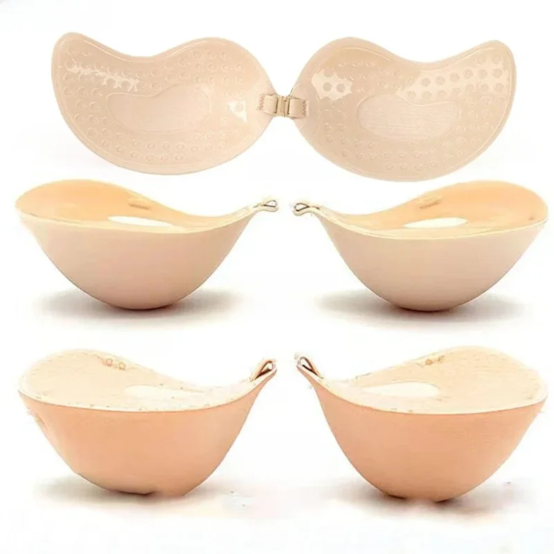 AliExpress - 5CM/6CM Verdickte Brust Aufkleber Unsichtbare Silikon Bh für Frau Silikon Push-Up Silikon Bh Wasserdichte Nippel band Aufkleber