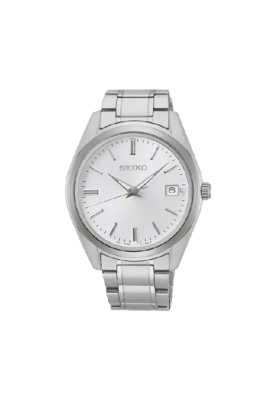 Seiko Classic Silver/stål, Stållänk - Sur307p1 Klockor Herr 40 mm