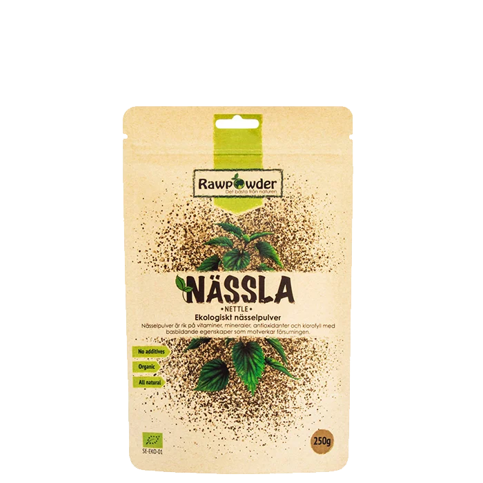 Rawpowder Ekologiskt Nässelpulver 250 g