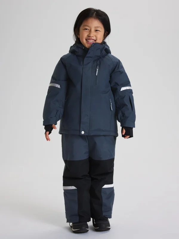 Polarn O. Pyret - SNOWY waterproof padded jacket - blue - Storlek: 116 - Children's clothing 5-6 Years