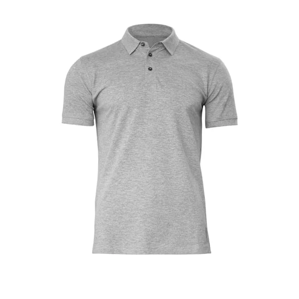 Nimbus Mens Harvard Stretch Deluxe Polo Shirt XL Grå Melange