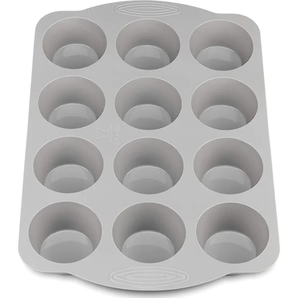 Komfort 12 Silicone Muffin Pan with Handles - Muffin Tray