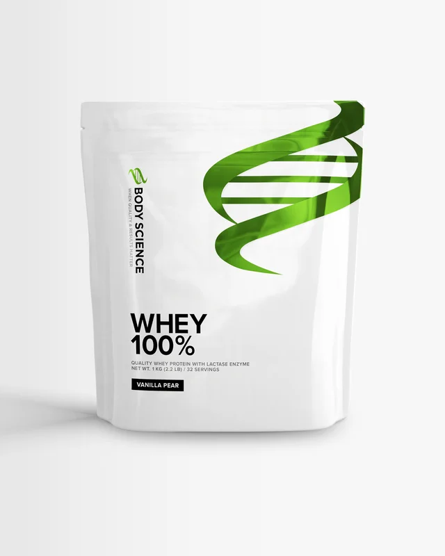 Whey 100% Vanilla Pear - Proteinpulver pære og vanilj