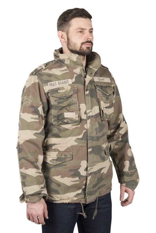 Brandit M65 Giant Jacket Light Woodland L
