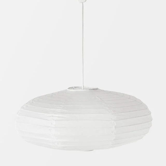 Åhléns Home Lampskärm i rispapper IGGY 50x22 cm Belysning Vit ONESIZE