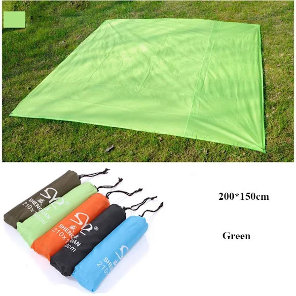 Tältgolv Tarp Picknickmatta GRÖN 200X150CM