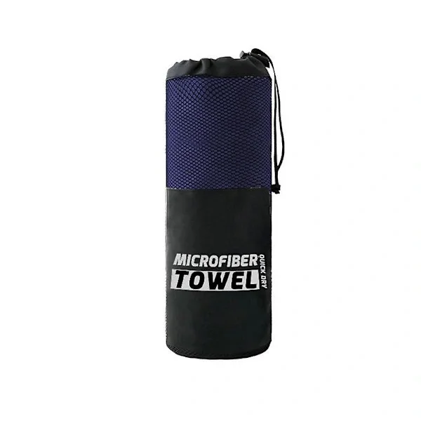 Snabbtorkande mikrofiberhandduk för sport Superabsorberande badhandduk Bärbar gymhandduk för simning Löpning Yoga golfhandduk C 76x152cm Marinblå med
