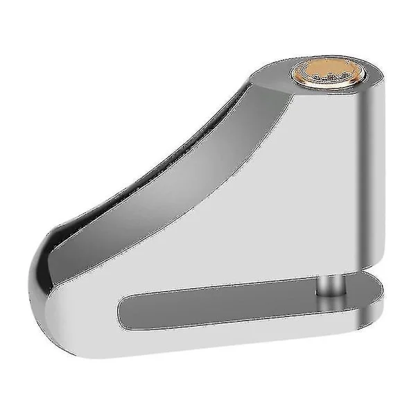 Bästa skoter Anti-stöld motorcykel skivlås, skoter skivbromslås, Anti-stöld bromsskivlås, för elektrisk skoter, motorcykel (silver)