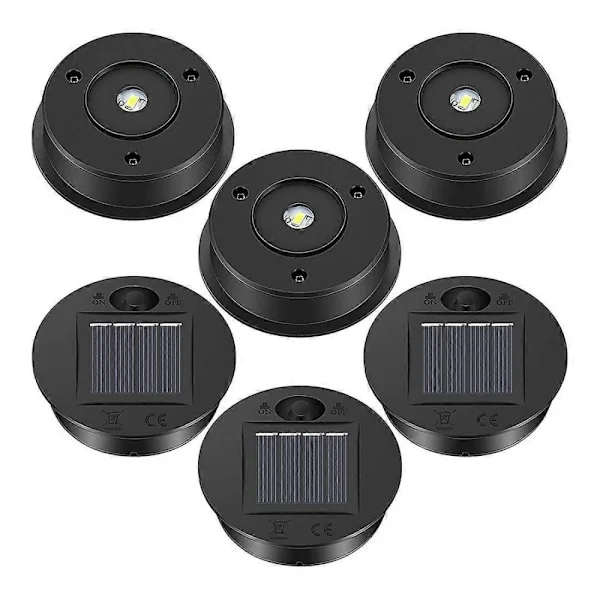 [13R] 6 pcs Solar Lantern Replacement Top 7 Lumen Solar Lantern Parts LED Solar Panel Lantern Cover Lights