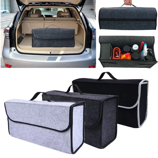 Car Trunk Organizer Box Foldable Trunk Organizer