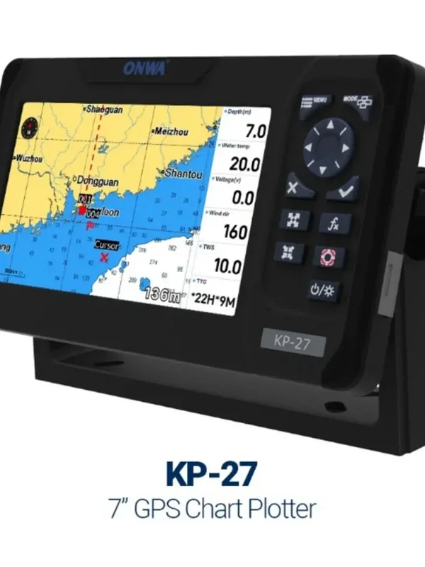 AliExpress - KP-27 ONWA 7-inch Marine GPS-kaartplotter GPS SBAS Marine Navigator Locator Displayfunctie Schip Bootondersteuning GPS en GALILEO
