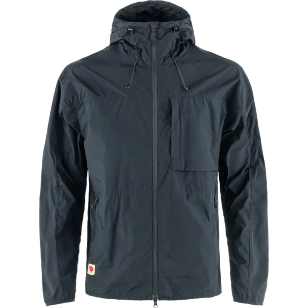 Fjällräven High Coast Windbreaker XS - male - Navy - Windbreakers