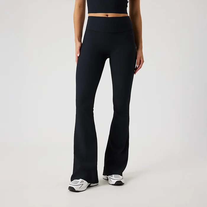 Björn Borg Studio Ribbed Flare Trikoot Musta