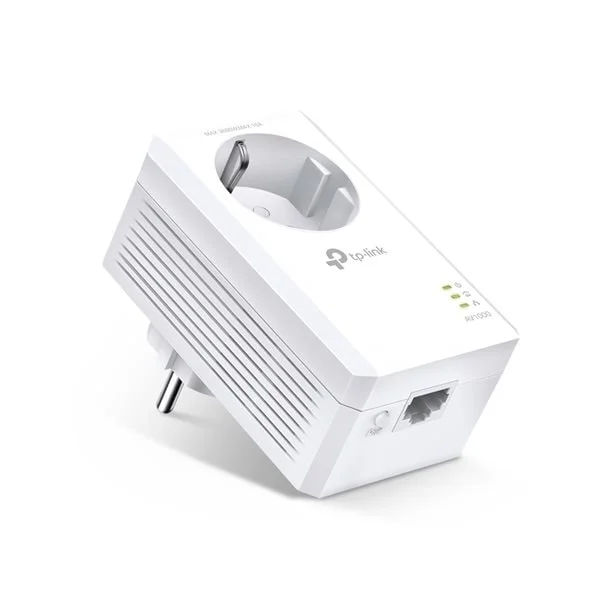 TP-Link TL-PA7017P AV1000 Gigabit Powerline -sovitin läpiviennillä varustettuna