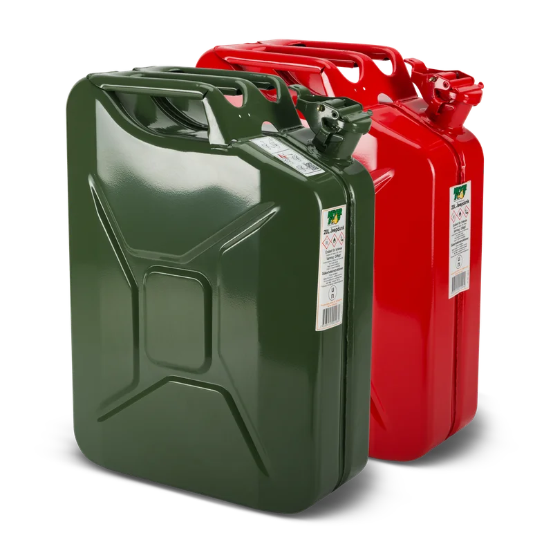 Jerrican en Métal Never Stop 20L Rouge