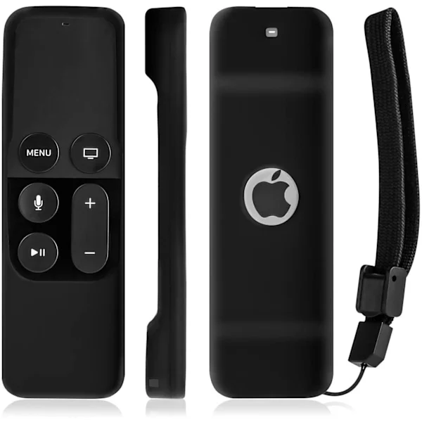 Svart Silikonskydd till fjärrkontroll Apple TV 4 / 5