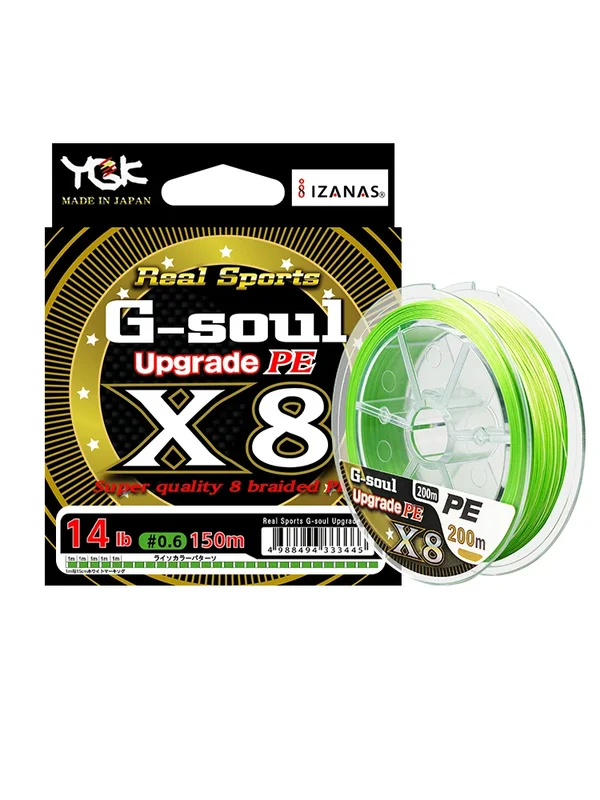 AliExpress - Ligne de pêche tressée japonaise ygk g-soul 150M/200M X8 PE, super résistante, multifilament, pour la pêche en mer, la pêche à la carpe, 