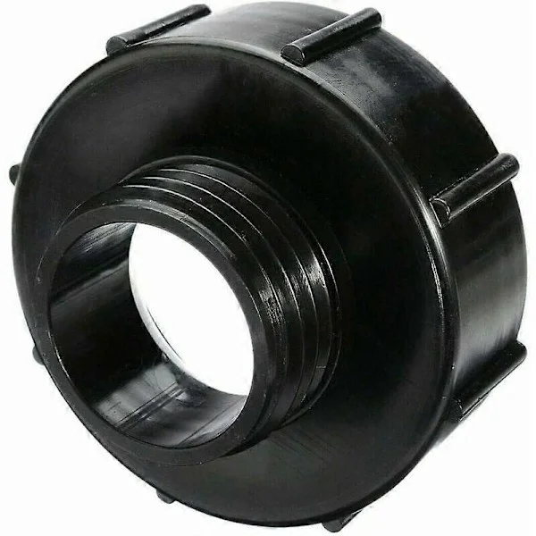 IBC Adapter DN80 för Regnvattentankar, Grovgänga för DN50 Reduktion