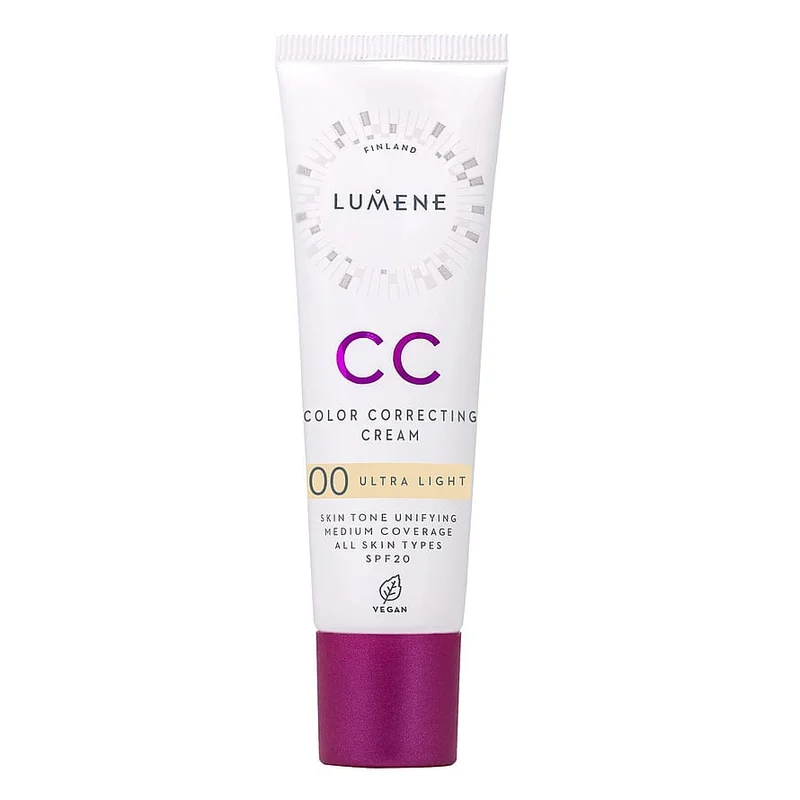 Spar 25% • Køb 2, Lumene CC Cream SPF 20 Ultra Light, Makeup, Ansigt, Bb/cc Cream