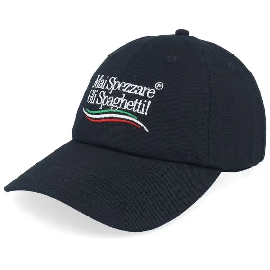 Fila - Svart Keps - Navigli Low Profile Graphic Black Dad Cap @ Hatstore