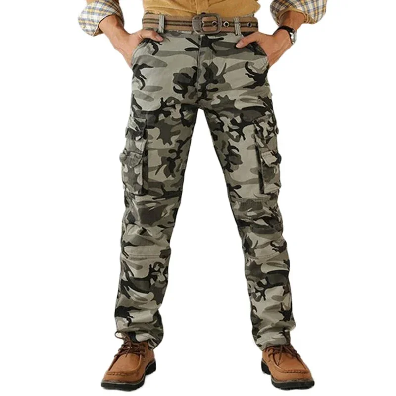 AliExpress - Frühling Herbst Männer Cargo hose Baumwolle hochwertige Tarnung gerade Hose Männer Hose Größe 38