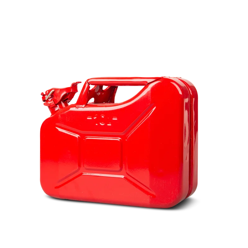 Jerrican en Métal Never Stop 10L Rouge
