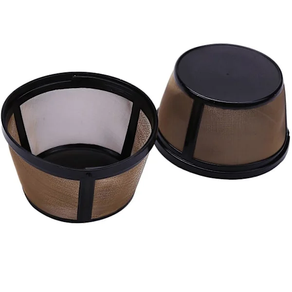 Reusable 4-Cup Basket Filter for Coffee Makers - Permanent Coffee Filter for Brewers (2
