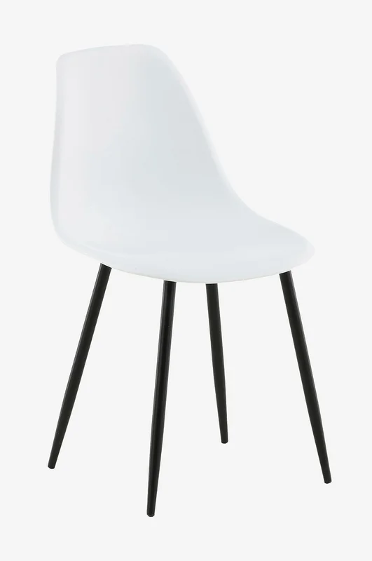 Venture Home - Ruokapöydän tuolit Polar, muovi, 2/pakk. - Valkoinen - Tuolit - - Homeroom