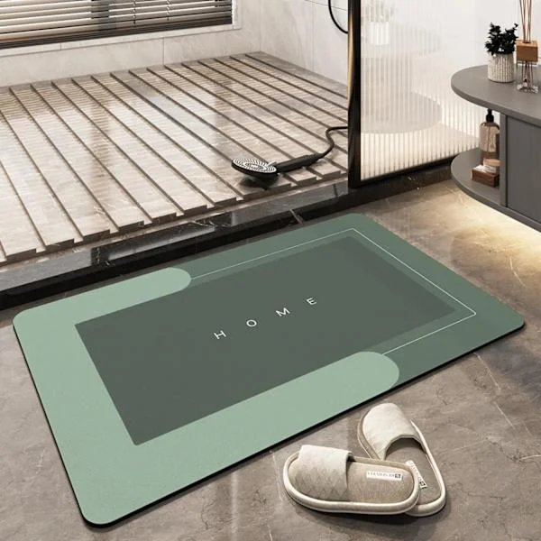 Superabsorbent Floor Mat, Quick-Drying Bathroom Mat, Simple Kitchen Door Mat, Machine Washable Large Living Room Mat (40 x 60 cm)