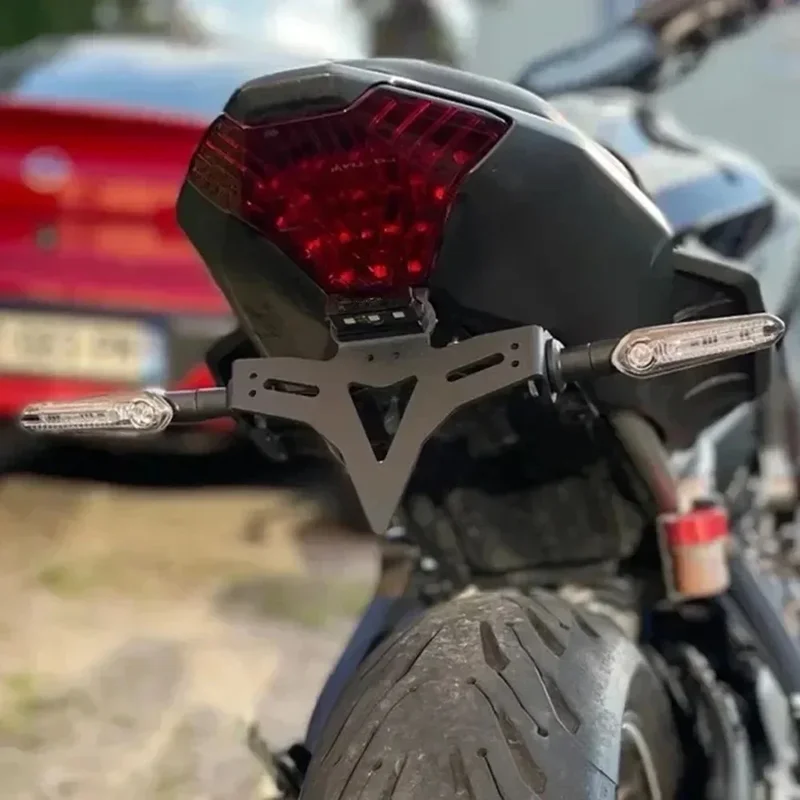 AliExpress - Support de plaque d'immatriculation de moto, éliminateur de garde-boue, support d'enregistrement pour Yamaha MT-07/FZ-07 2013 – 2023 MT07